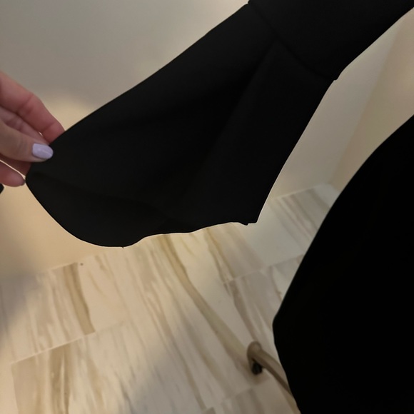 Alice + Olivia Dora Trumpet-Sleeve Dress - Picture 3 of 3